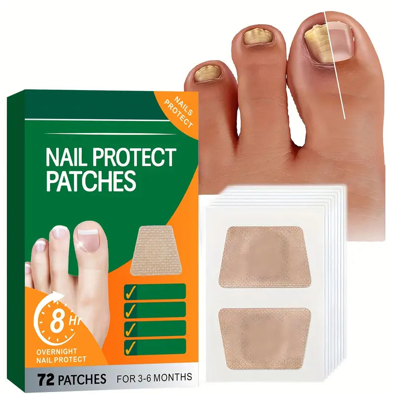 Anti-Fungal Nail Patches (72-Pack)